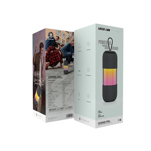 اسپیکر قابل حمل RGB چنج پرو گرین لاین CHANGE PRO RGB PORTABLE SPEAKER