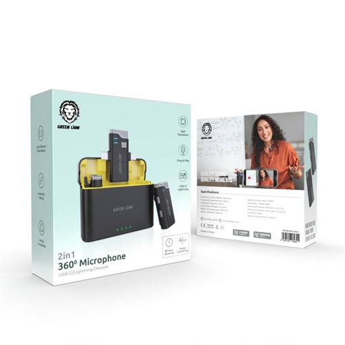 میکروفون یقه ای 2کاره گرین لاین مدل 360° Microphone