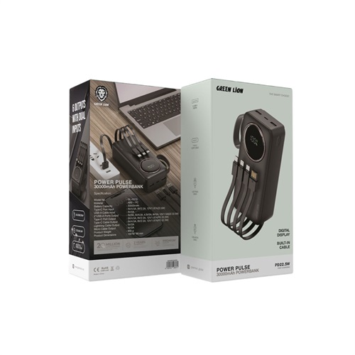 پاوربانک گرین لاین مدل Power Pulse (30000 mAh)