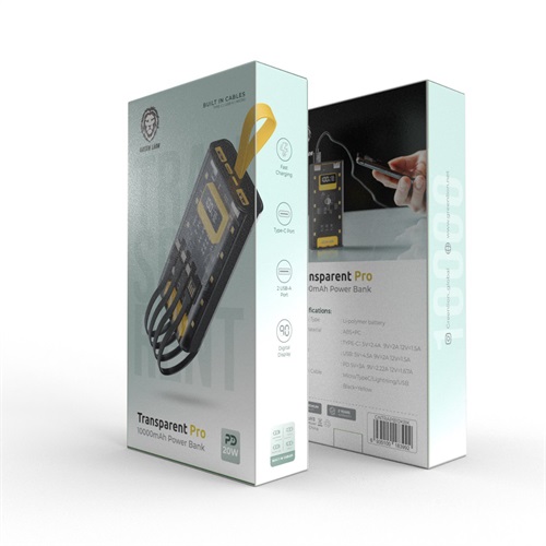 پاوربانک گرین لاین مدل Transparent Pro 20000mAh