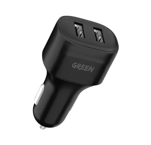 شارژر فندکی دو پورت 12 وات گرین لاین – Dual Port Car Charger 12W